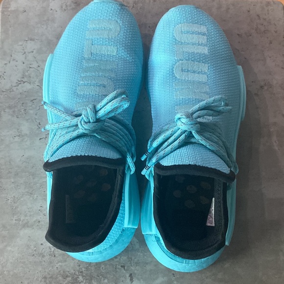 Pharrell X NMD Human Race “Aqua”ADIDAS boys size 5.5  woman’s size 7 - Picture 3 of 10